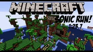 Minecraft - Sonic Speed Run [1:23.7]