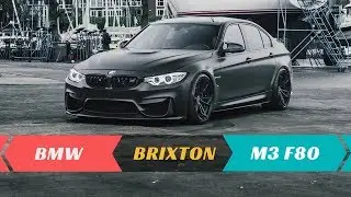 F80 BMW M3 на дисках Brixton Forged PF1 Duo Series Wheels