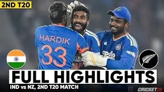 India vs new zealand 2nd t20 match full highlights! Ind vs nz 2nd t20 match full highlights 2026