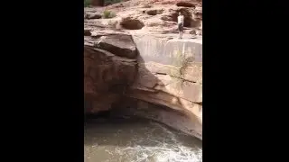 Cliff Jump: Mill Creek - Moab, UT