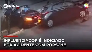 Influenciador &ldquo;Gato Preto&rdquo; &eacute; indiciado ap&oacute;s acidente com Porsche em SP | #SBTNot&iacute;cias