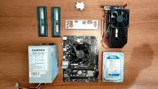 Amd Athlon x4 860k + ATI Radeon HD 3650 PC Build! #1