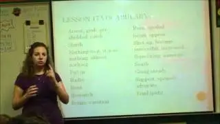 American Sign Language 2-Week Five-Chapter 17 Vocabulary