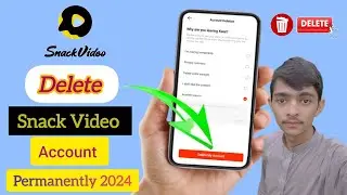 Snack video account delete kaise kare 2024 | How to delete snack video account permanently