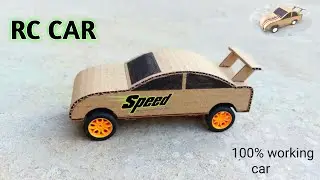 How to make car use card board | car kaise banaye| remote control car kaise banaye