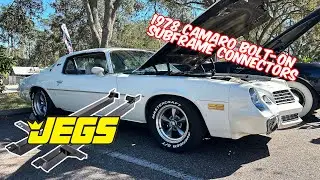 Budget Jegs Subframe Connectors for the Mullet Drive 305 Camaro