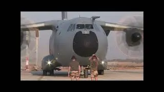 French A400M Atlas operations at Jodhpur, India
