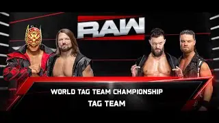 FULL MATCH: AJ STYLES & DRAGON LEE VS THE JUDGEMENT DAY– RAW, Oct. 20, 2025