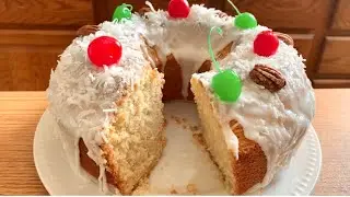 PASTEL DE COCO ESPONJOSO Y HÚMEDO  🎂CON GLASEADO RIQUÍSIMO😋