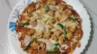 পাউরুটি দিয়ে ১০ মিনিটে চুলায় তৈরি চিকেন পিজ্জা | 10 Minutes Bread Pizza Without Oven Homemade Pizza