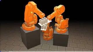 Robotics Simulator: ABB Fanta Can Challenge in V-REP