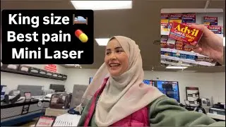 King size 🛌/ Best pain 💊/mini laser for eyebrows/ Gulparisultani🤍2025 vlog