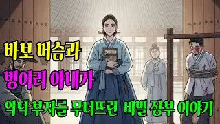 바보 머슴과 벙어리 아내가 악덕 부자를 무너뜨린 비밀 장부 이야기 옛날이야기ㅣ야담ㅣ오디오북ㅣ사이다결말
