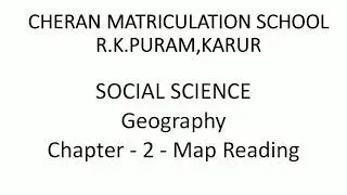 VII-TERM 3- Geo- Unit -2. Map Reading- Book Back Exercise.