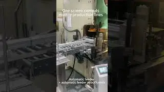 Servo Punch Press Die Cutting Machine+Automatic feeder + automatic feeder at both ends #servomachine