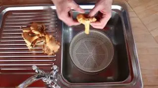 Cory Schreiber Cooking From the Source How to clean wild mushrooms