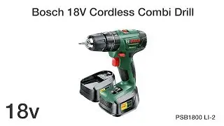 Bosch PSB 1800 LI-2 18 Volt Cordless Combi Drill