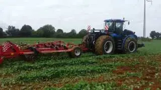 New Holland T9.505 + horsch terrano 6 Fm