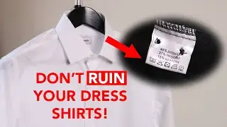 👔 Как стирать рубашки?👔