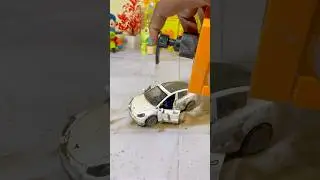 Extremely Dirty Toy Car 😱 | Found by Ganga River | Satisfying Wash || #asmr #toys