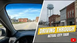 Driving through Wolcott, Indiana