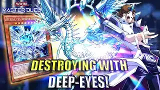🥵EFFECT DAMAGE WITH  DEEP-EYES WHITE DRAGON!!🔥🔥 (Yu Gi Oh Master Duel)