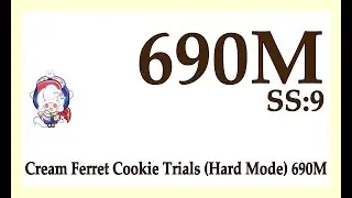 CROB Cream Ferret Cookie Trials (Hard Mode) 690M | Jinx lol | Cookie Run OvenBreak