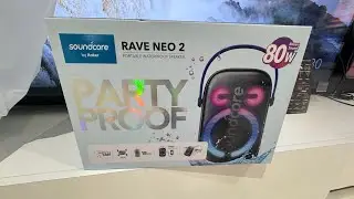 Soundcore Rave Neo 2 Unboxing and Sound Test | Deep Bass Party Speaker 🔥