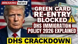🚨 BREAKING NEWS   Green Card Re Entry BLOCKED   DHS Immigration Policy 2026 Explained