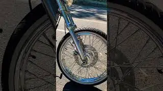 Harley forks restore before & after (1 hours work)