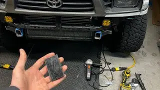 Frame horn trim on 1997 Tacoma.
