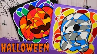 FUN HALLOWEEN ART! Posca Doodles | Easy Satisfying Painting | Beginner | Relaxing Therapy