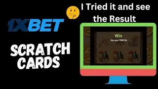 1xbet scratch card game winning Tutorial #games 
