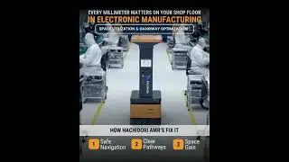 Optimize Electronics Manufacturing | Hachidori AMRs