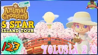 Eevee's and Cherry Blossoms // Volusia 2.0 // Animal Crossing New Horizons (ACNH) 5 Star Island Tour
