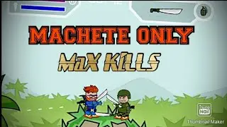 #mini Mini Militia Machete only challenge - 20 kills #Minimilitia #game #combat #machete #jaihind