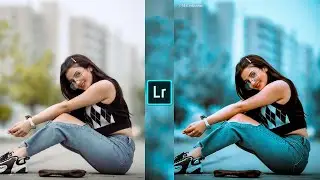 Lightroom mobile blue and orange tone photo editing//preset download free//