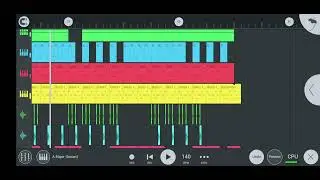 created a techno elektro beat