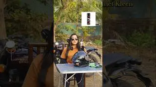 Vista Helmet kleen | Helmet cleaner. #motorcycletips #quicktutorial #gearmaintenance #shorts