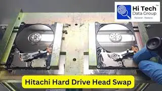Hitachi Hard Drive Data Recovery (Head Swap) - Hi Tech Data Group #datarecovery #harddriverecovery