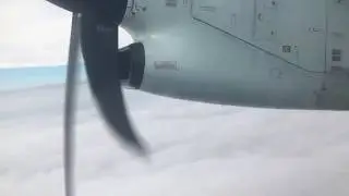 Bombardier Dash 8-300 || Air Canada Express (Jazz) takeoff from Sydney! || Awesome engine buzz!