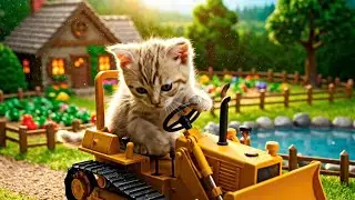 Small Paws, Big World: A Mother Cat&rsquo;s Gentle Guidance in the Heart of the Farm