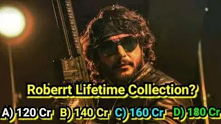 Roberrt Movie Lifetime Collection Prediction, How Much Will Darshan Film Collect At Box Office?