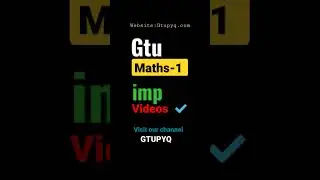 gtu maths 1 imp | gtu maths 1 #gtu #gtuexam #gtuimp #gtu_exam