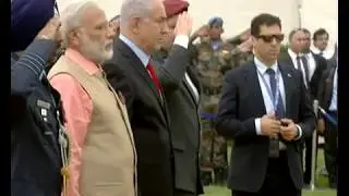 PM Modi's visit to Indian War Cemetery in Haifa, Israel
