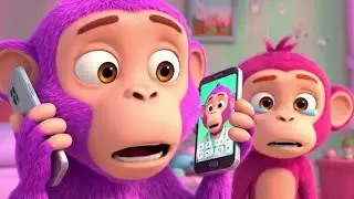 Five Little Monkeys Music & Dance 🐵🎉 | Pinkfong-Inspired 2 Minute Loop Mashup Remix