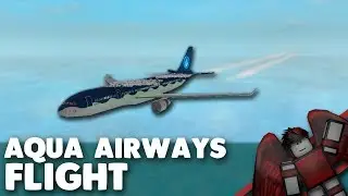 Aqua Airways Flight! | Roblox