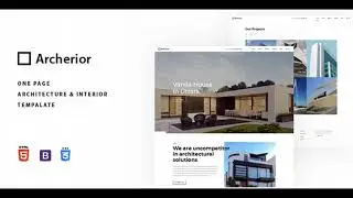 Archerior - Architecture and Interior Template | Themeforest Website Templates and Themes