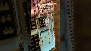 👌only 10 grams gold black beads designs/daily wear black beads/fancy black beads #2023models