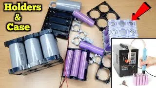 Lithium battery case 2 cell 3 cell 4 cells Holders Spot Welding machine @Electronicsproject99